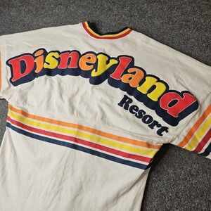 Disneyland 1955 Spirit Jersey Retro 70s 80s Primary Colors Size XS Unisex Adult